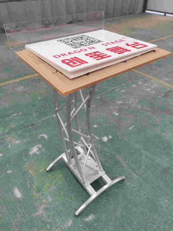 Podio portátil de aluminio para discurso de Iglesia, soporte de tribuna, atril de púlpito de Iglesia acrílico