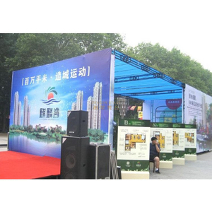 Exhibición de armadura de plataforma de escenario de exposición