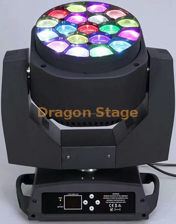 19 Cuentas Big Bee Eyes Light Luces de cabeza móvil profesionales