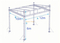 Precio de estructura de techo plano de armadura portátil de aluminio 12x10x6m 