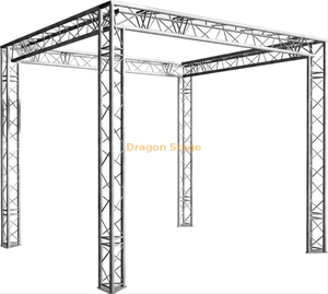 Armazón de iluminación exterior para conciertos portátil de aluminio 12x12x10ft (3x3x3m)