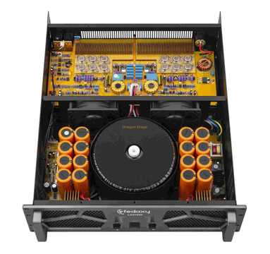 Corona profesional del canal 1800W del amplificador 2 de alta potencia de la clase TD 3U del sistema de altavoz de la fábrica de Guangzhou