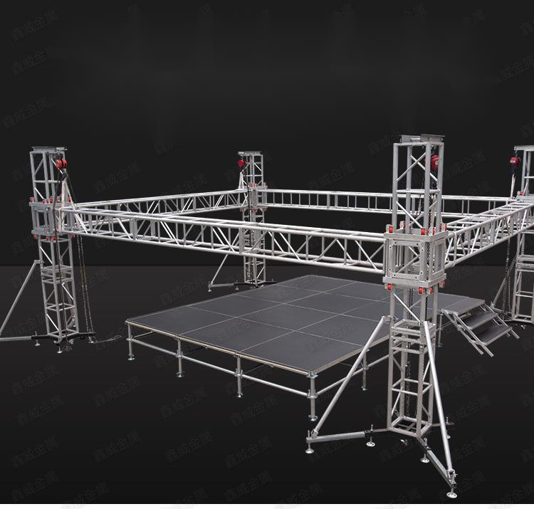 Armazón de escenario de aluminio usado en venta a la venta Sistema de armazón de equipo de escenario para eventos al aire libre 30x30x20ft