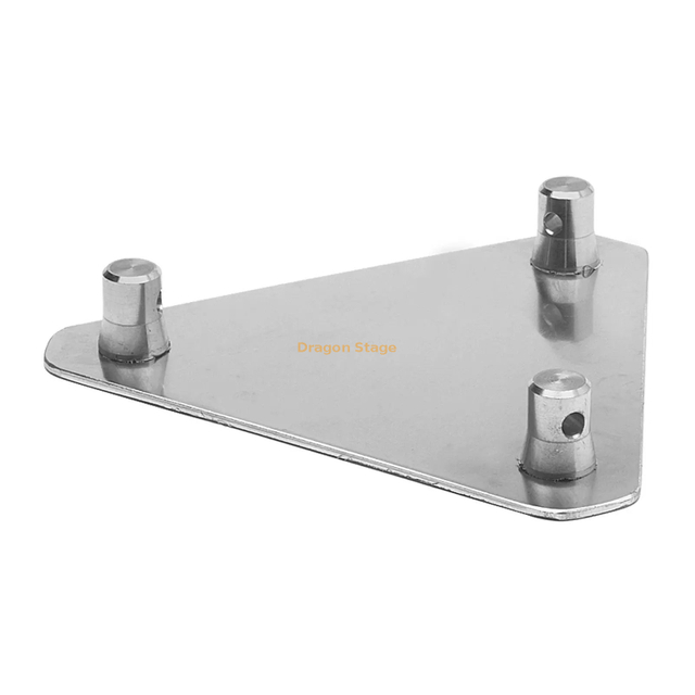 Placa base de aluminio para armazón de escenario / armazón global Placa base de 12' x 12' para armazón triangular F33