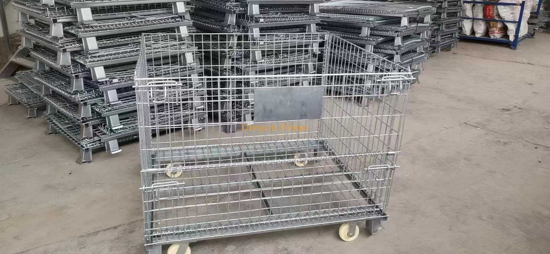 Carro de almacenamiento de acero móvil para piezas de armadura Ringlock