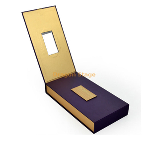 Fábrica de embalaje de caja de madera cus Caja de papel Kraft marrón para caja de teléfono móvil Embalaje personalizado impreso