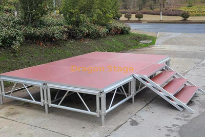 DIY construyendo un escenario modular 8,54x4,88m