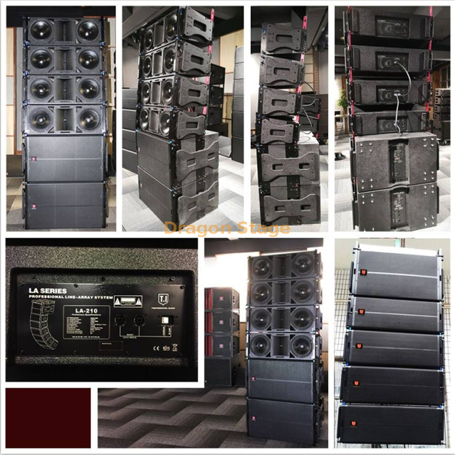 Altavoz de sonido para eventos al aire libre 24+16 LA-210 Line Array & LA-218 Dual 18' Subwoofer