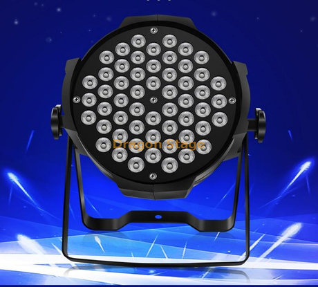Luz LED Par impermeable para escenario al aire libre, 54 cuentas, a todo color, para boda, luz de superficie de rendimiento