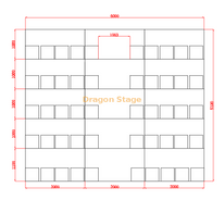 Sistema de soporte de asiento Ringlock Vip para 50 personas 