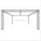 290 Truss 20'x20' Stand de feria comercial/sistema de exhibición - Modular F34 Box Truss con esquinas de bloque de conexiones universales y viga central