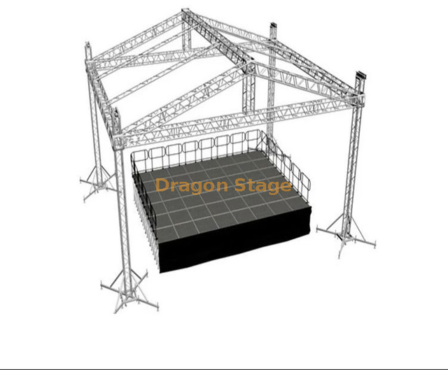 Escenario De Eventos Y Trusses 8x5x5m