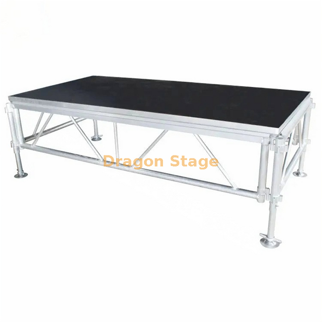 Escenario para Eventos de Aluminio Portátil 16x7m con 2 Escaleras