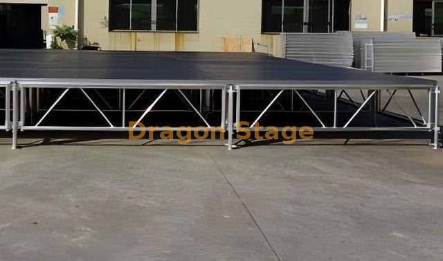 Podio de aluminio portátil para escenario al aire libre de fábrica para eventos de conciertos que se casan el 18x13m