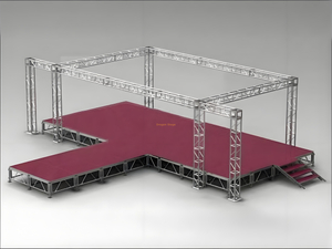 Truss de perno cuadrado de aluminio 300 mm para concierto en la etapa de 8x5x3m