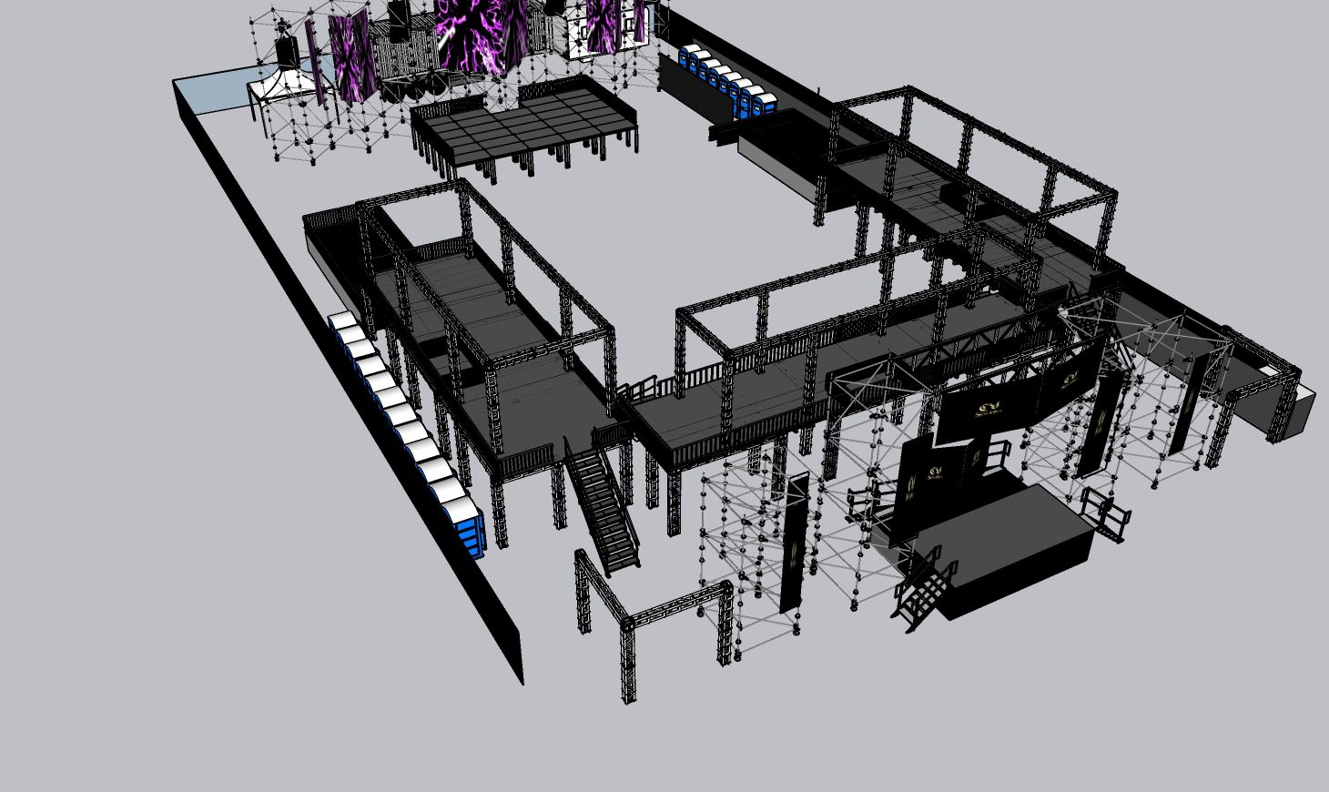 escenario vip personalizado