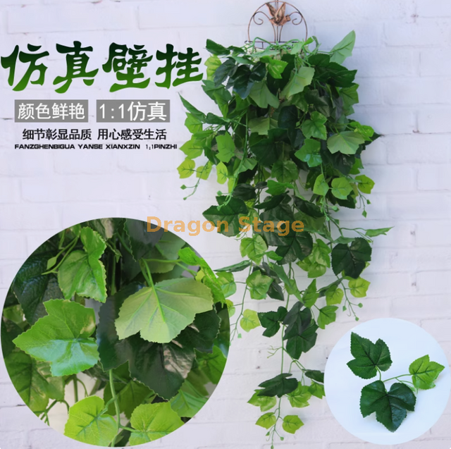 Orquídea colgante de pared violeta simulada bordado grande de plástico artificial flor de seda transparente alambre de hoja grande 1 paquete sin cesta - nota de estilo