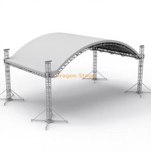 Marco de arco marco de aluminio Techo curvo Camisco 10x6x4m