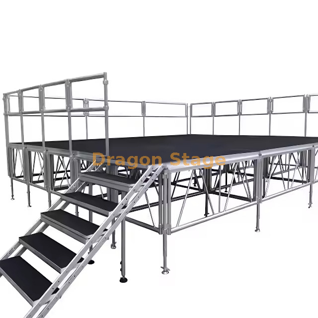 Plataforma de escenario portátil de concierto grande de aluminio 20x15m