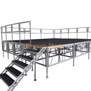Plataforma de escenario portátil de concierto grande de aluminio 20x15m
