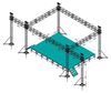 Truss de iluminación para eventos interiores y discotecas profesionales de 9x7x6m