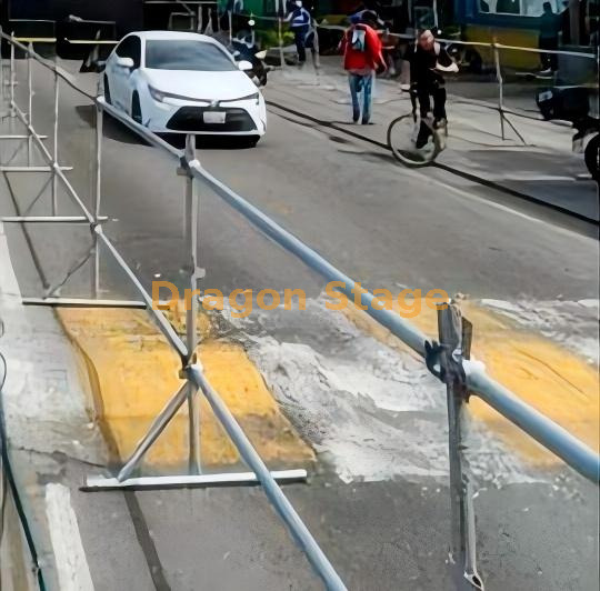 Soporte de barrera de acero