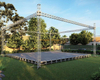 Sistema de truss de aluminio al aire libre de boda 18x18x9m