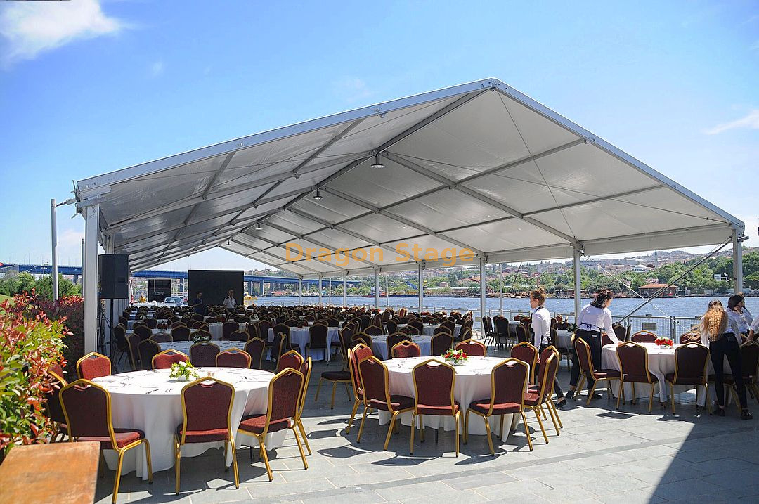 15m Span Evento al aire libre Fiesta de bodas de boda Tenta de 15 metros de largo