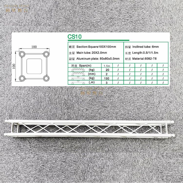 Decoración de 100mm Exposición Truss