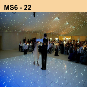 Pared de pantalla LED de escenario de baile de vidrio portátil MS6-22