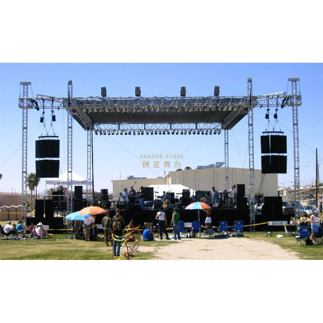 cabina de concierto personalizada de aluminio Event Truss 12x8x7m 