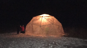 Tienda de campaña tipo domo para 2 personas para acampar con bolsa de transporte al aire libre (equipo de acampada para senderismo, mochileros y viajes)
