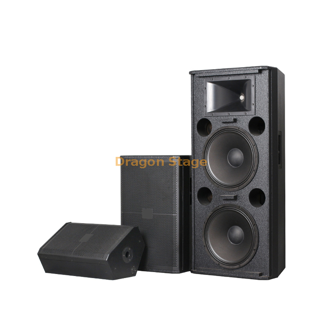 Srx715 725 Par individual de 15 pulgadas Altavoz profesional de alta potencia para bodas al aire libre Conjunto de sonido de puesta en escena