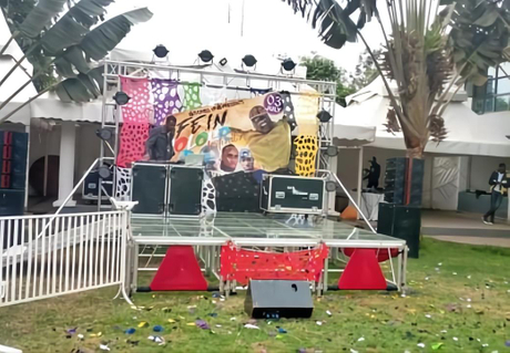 Armazón de iluminación de escenario de aluminio, armazón de iluminación para DJ a la venta