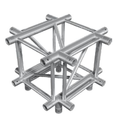 FT44-T51/HT44-T51 caja de tubos 50×2 tubos truss aluminio