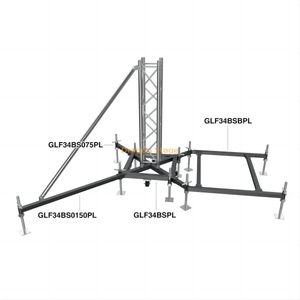 Unidad base de acero F34 Global Truss Ground Support PL BS