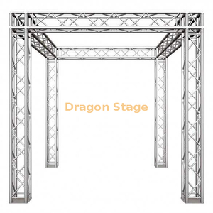 Truss 3x3x2.5m Stand de feria/exhibición F34 Spigot Truss con esquinas de bloque de conexiones universales