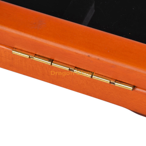 Mini caja de regalo de madera de alta calidad Pemium, caja de monedas con tapa transparente