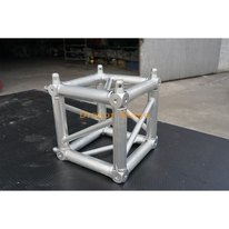 Dragonstage Aluminio Spigot 520x520mm Caja cuadrada 6 vías Conector de cubo de armadura de esquina