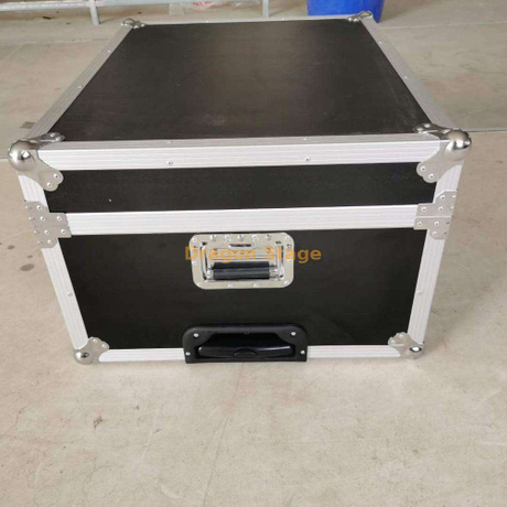 Caja de vuelo portátil duradera personalizada para fiestas de 27 pulgadas