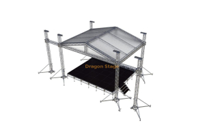 Braguero portátil personalizado de aluminio para sonido de concierto 8x7x7m