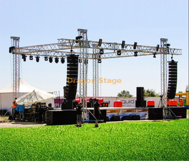 Escenario Musical Móvil de Aluminio Desert Ridge 11x7x6m