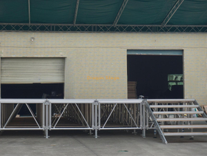 Escenario de aluminio para eventos al aire libre de fácil instalación el 13,42x8,54m