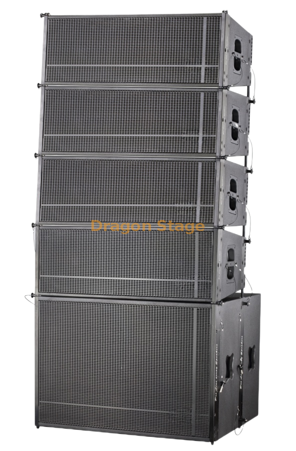 Sistema de sonido y parlantes profesionales para exteriores para 1000 audiencias