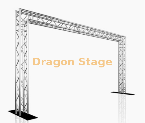 Armadura de pantalla LED con poste de portería de 290 mm 5x5 m
