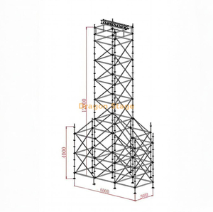 Array de línea de altavoces de 12 m al aire libre Layher Truss