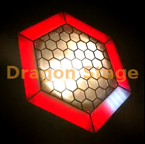 Luz de fondo de píxeles LED hexagonal de 200 W1