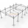 Estructura de celosía de soporte de suelo de aluminio modular extra grande de 20 x 40 x 9 m (altura de 9 m)