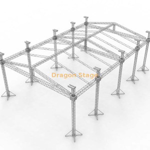 Estructura de celosía de soporte de suelo de aluminio modular extra grande de 20 x 40 x 9 m (altura de 9 m)