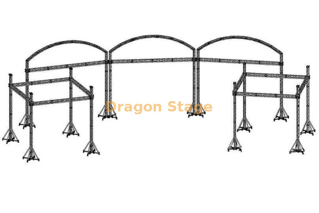 Sistema de arco de arco para el diseño del escenario de arco de concierto